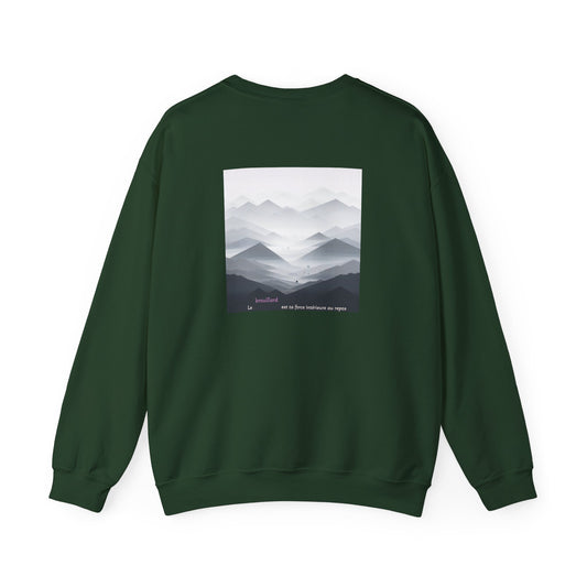 Le brouillard est ta force intérieure au repos Crewneck