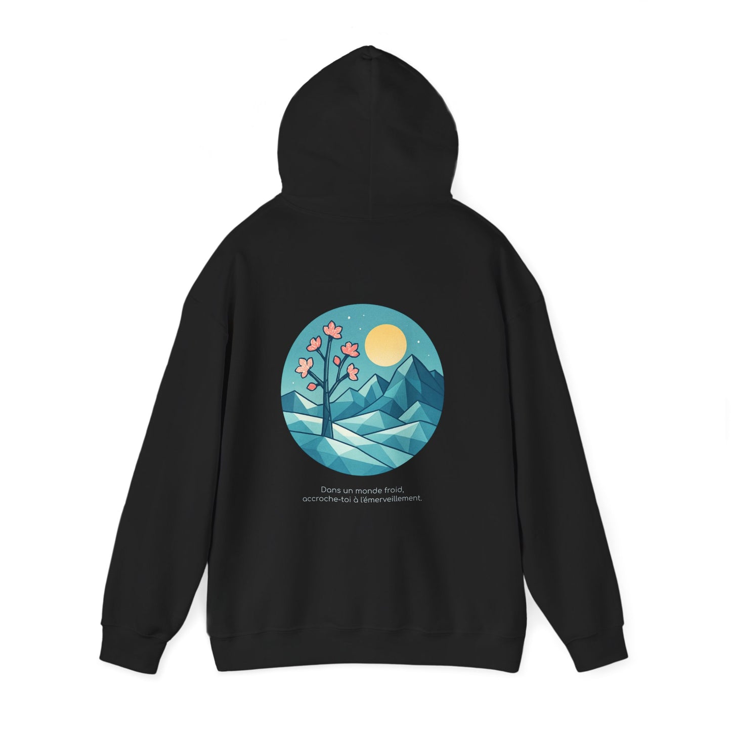 Dans un monde froid, accroche-toi à l'émerveillement Hoodie