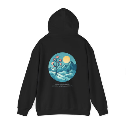 Dans un monde froid, accroche-toi à l'émerveillement Hoodie