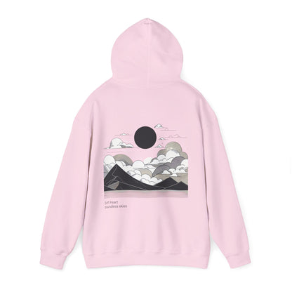Soft heart, boundless skies Hoodie