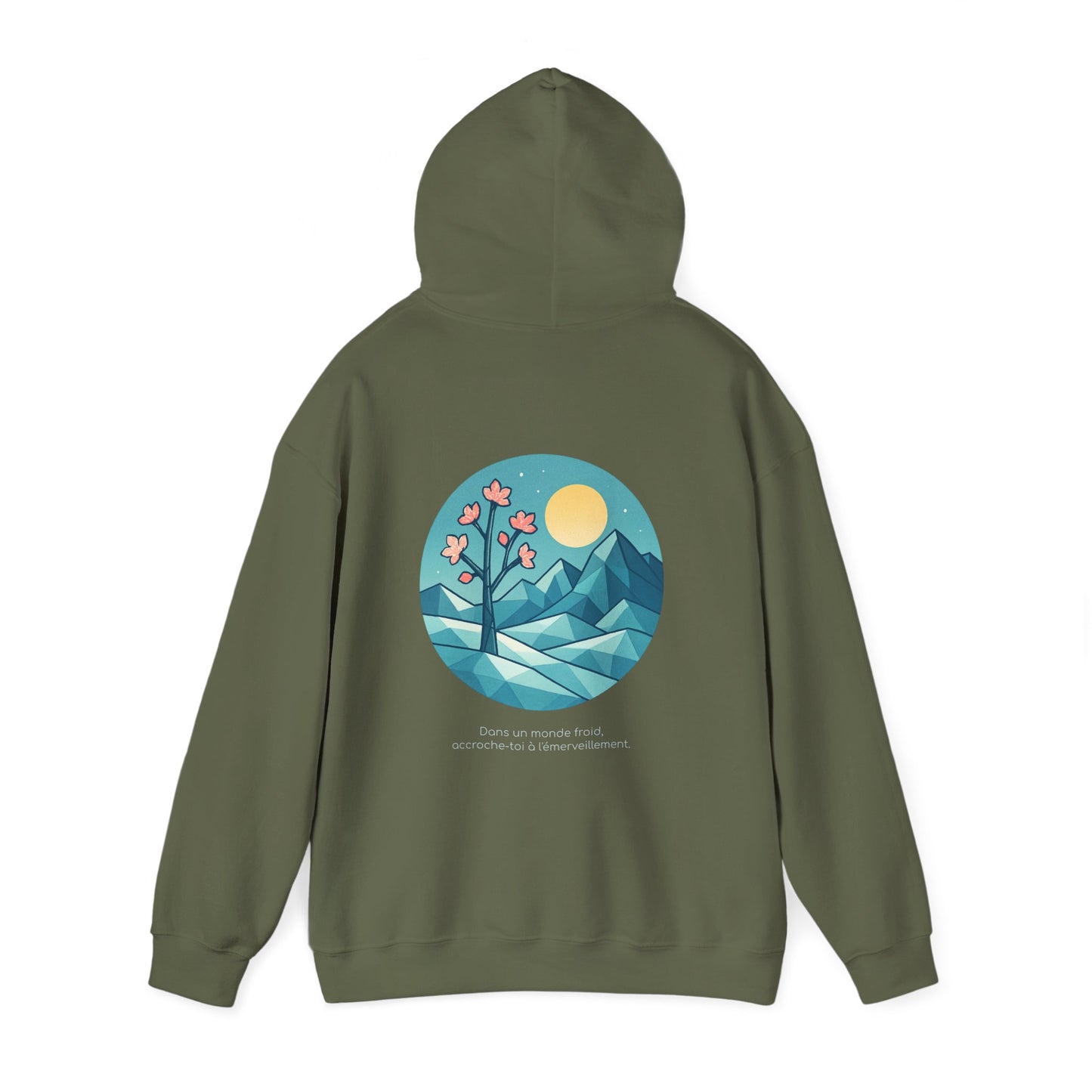 Dans un monde froid, accroche-toi à l'émerveillement Hoodie