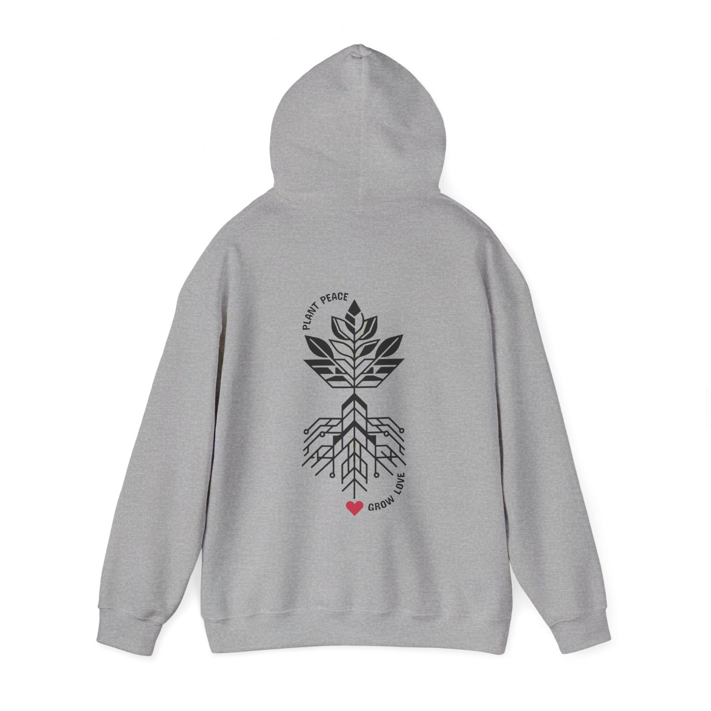 Plant peace, Grow love Hoodie