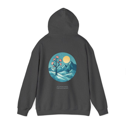 In a snowy world, hold onto wonder Hoodie