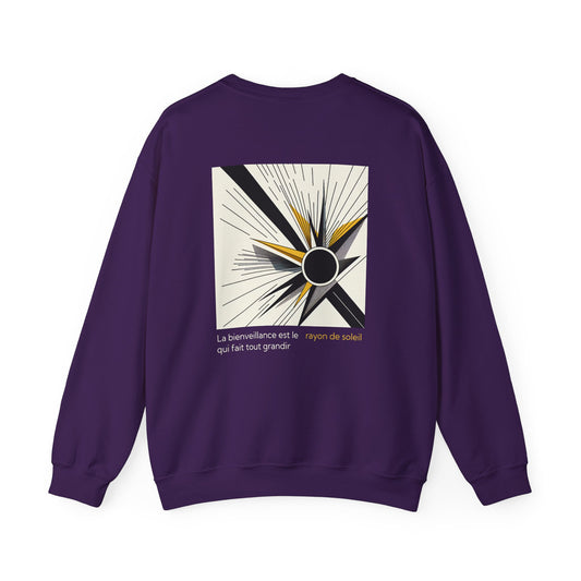 La bienveillance est le rayon de soleil qui fait tout grandir Crewneck