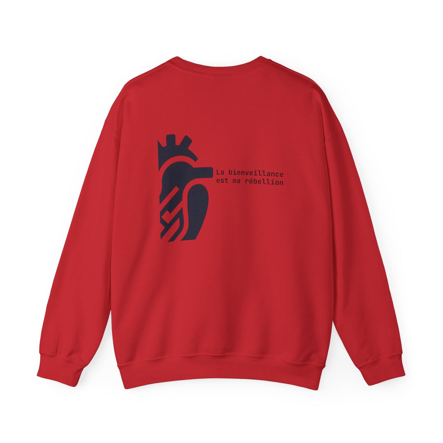 La bienveillance est ma rébellion. Sweat à col rond  