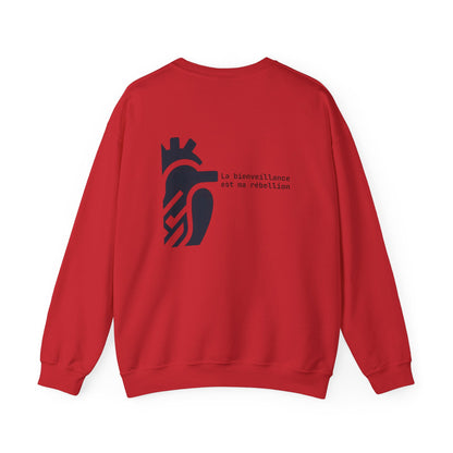 La bienveillance est ma rébellion. Sweat à col rond  