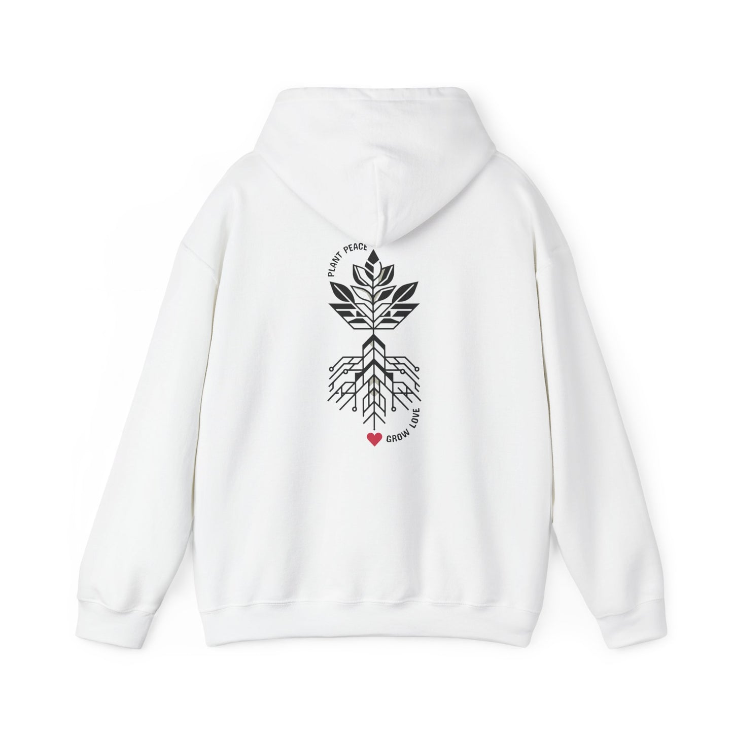 Plant peace, Grow love Hoodie