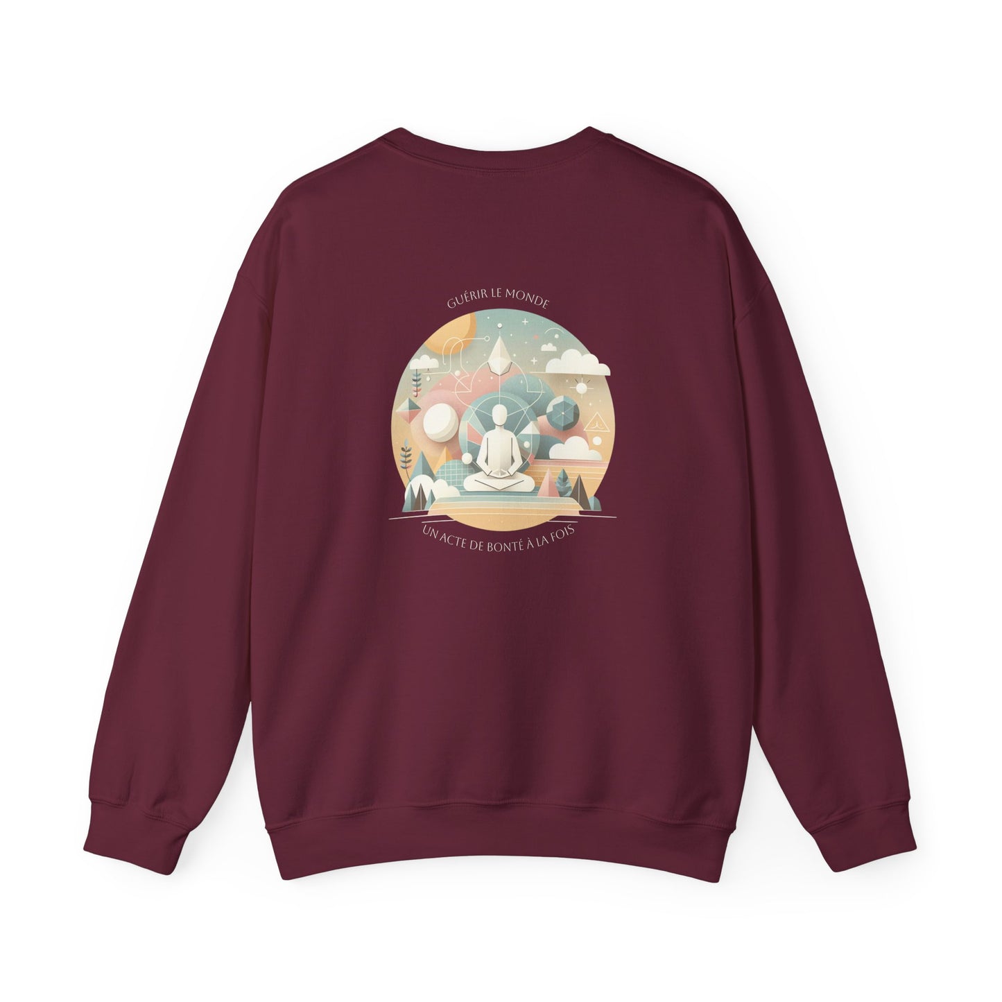 Guérir le monde, un acte de bonté à la fois Crewneck