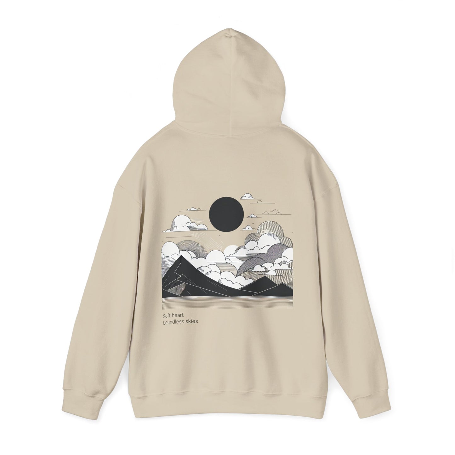 Soft heart, boundless skies Hoodie