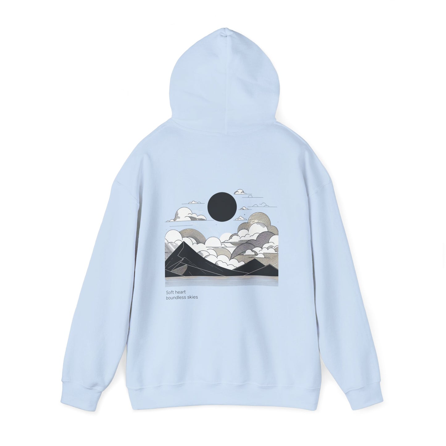 Soft heart, boundless skies Hoodie