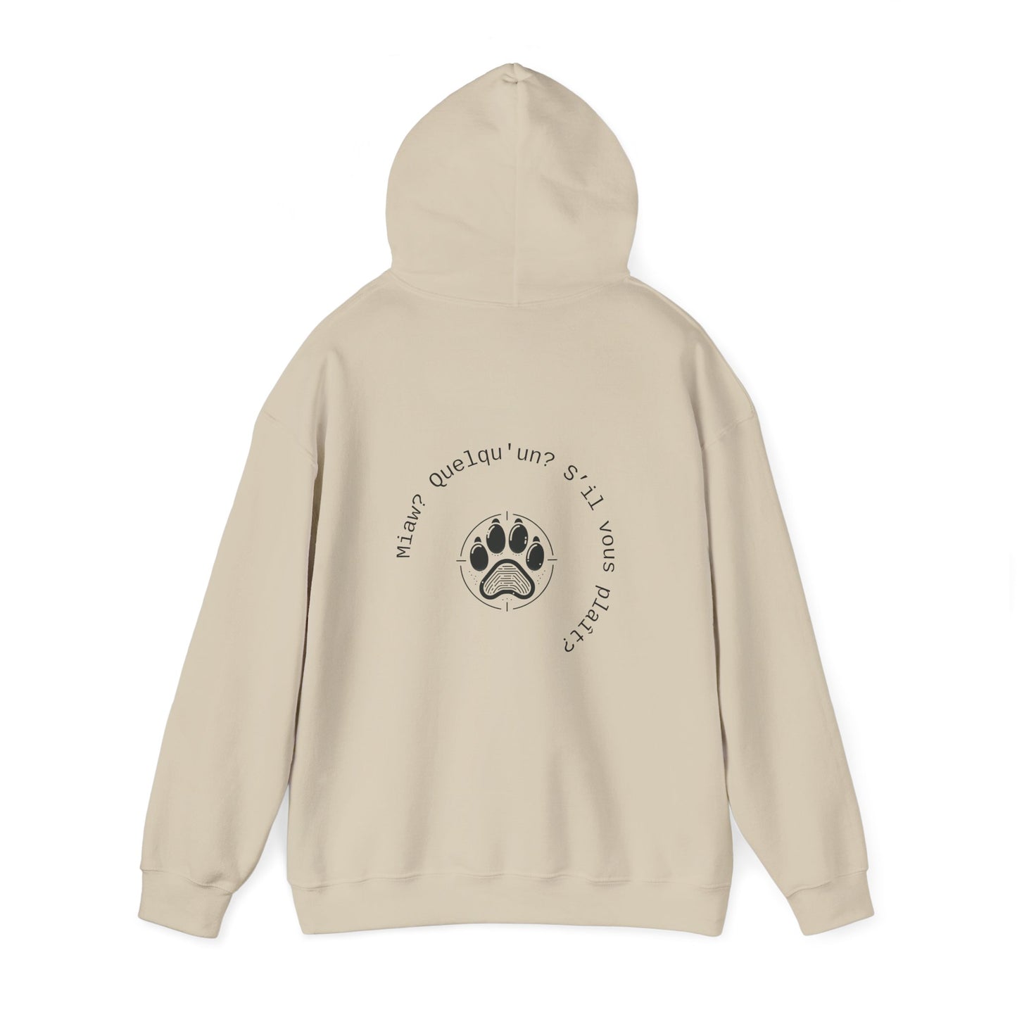 Miaw? Quelqu'un? S’il vous plaît? Hoodie