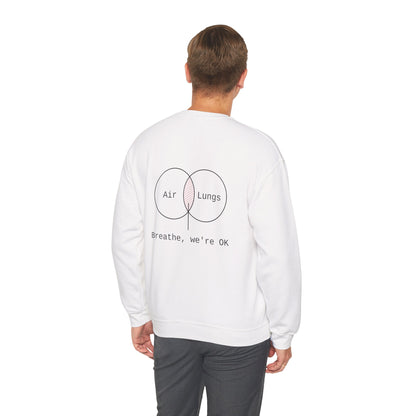 Breathe, we're Ok Crewneck