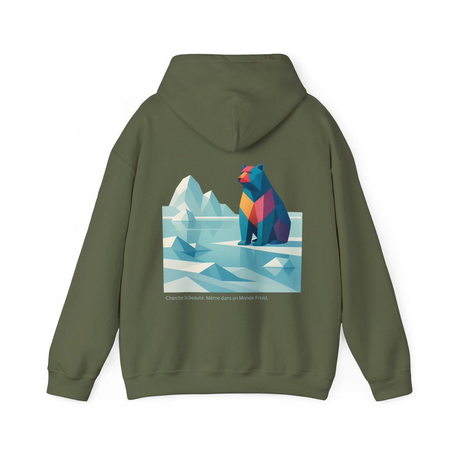 Cherche la beauté. Même dans un Monde Froid. Hoodie