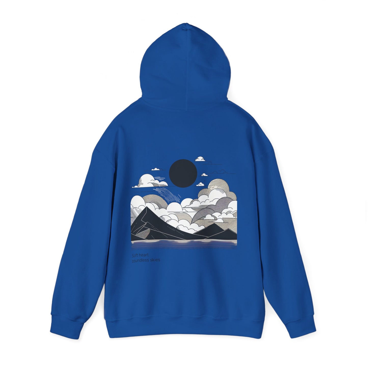 Soft heart, boundless skies Hoodie