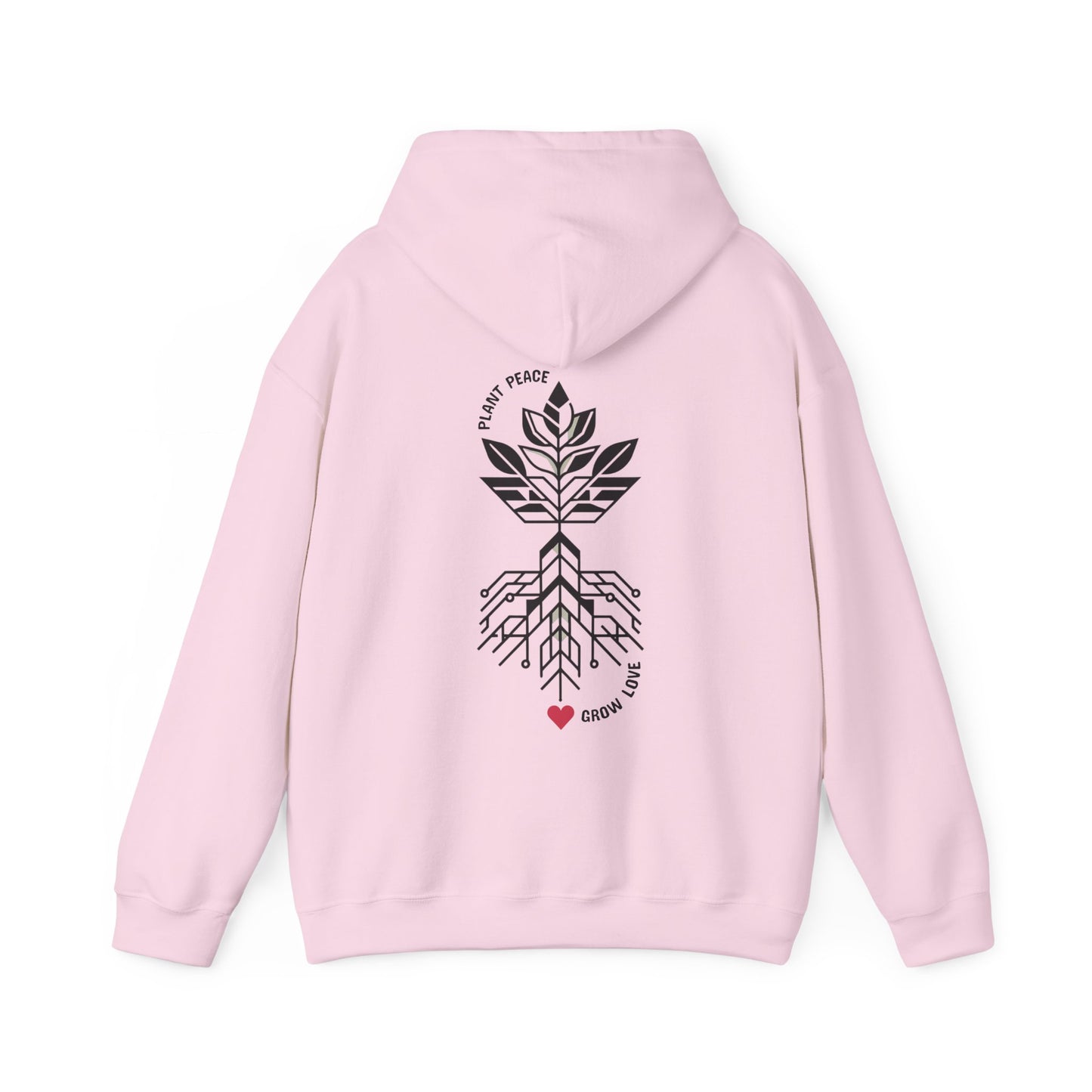 Plant peace, Grow love Hoodie