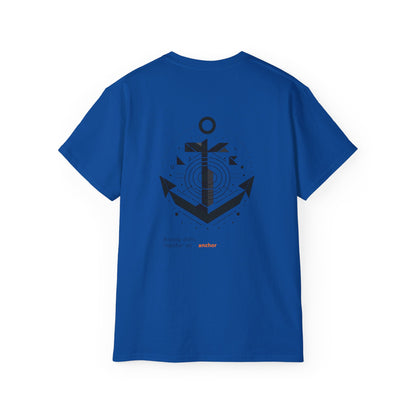 Anxiety drifts, together we anchor T-shirt