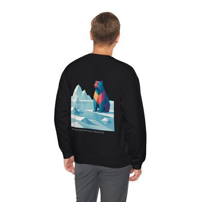Cherche la beauté. Même dans un Monde Froid Crewneck