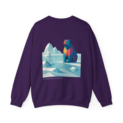Find beauty. Even in a cold world Crewneck