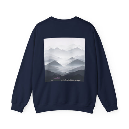 Le brouillard est ta force intérieure au repos Crewneck