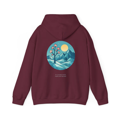 In a snowy world, hold onto wonder Hoodie