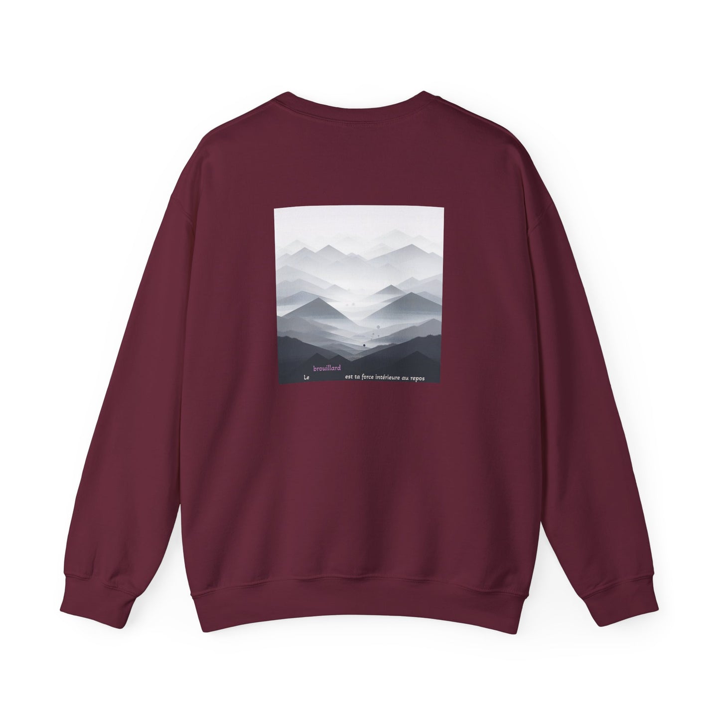 Le brouillard est ta force intérieure au repos Crewneck