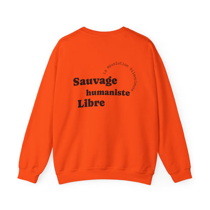 Sauvage, Humaniste, Libre Crewneck