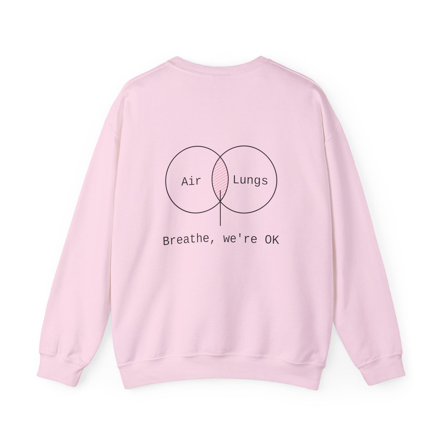 Breathe, we're Ok Crewneck