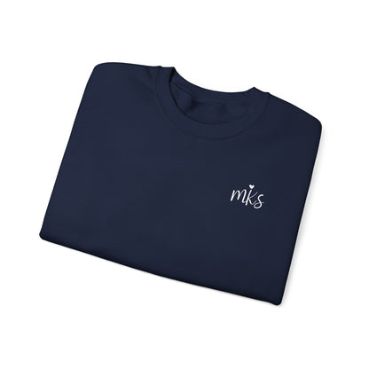 Let your kindness be like a river, Gentle and impossible to stop Crewneck