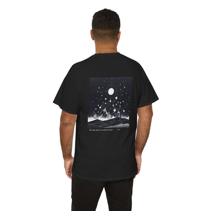 We Walk Alone, Yet Under the Same Stars T-shirt