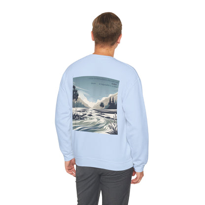 Laisse ta bienveillance être telle une rivière, douce et impossible à arrêter Crewneck