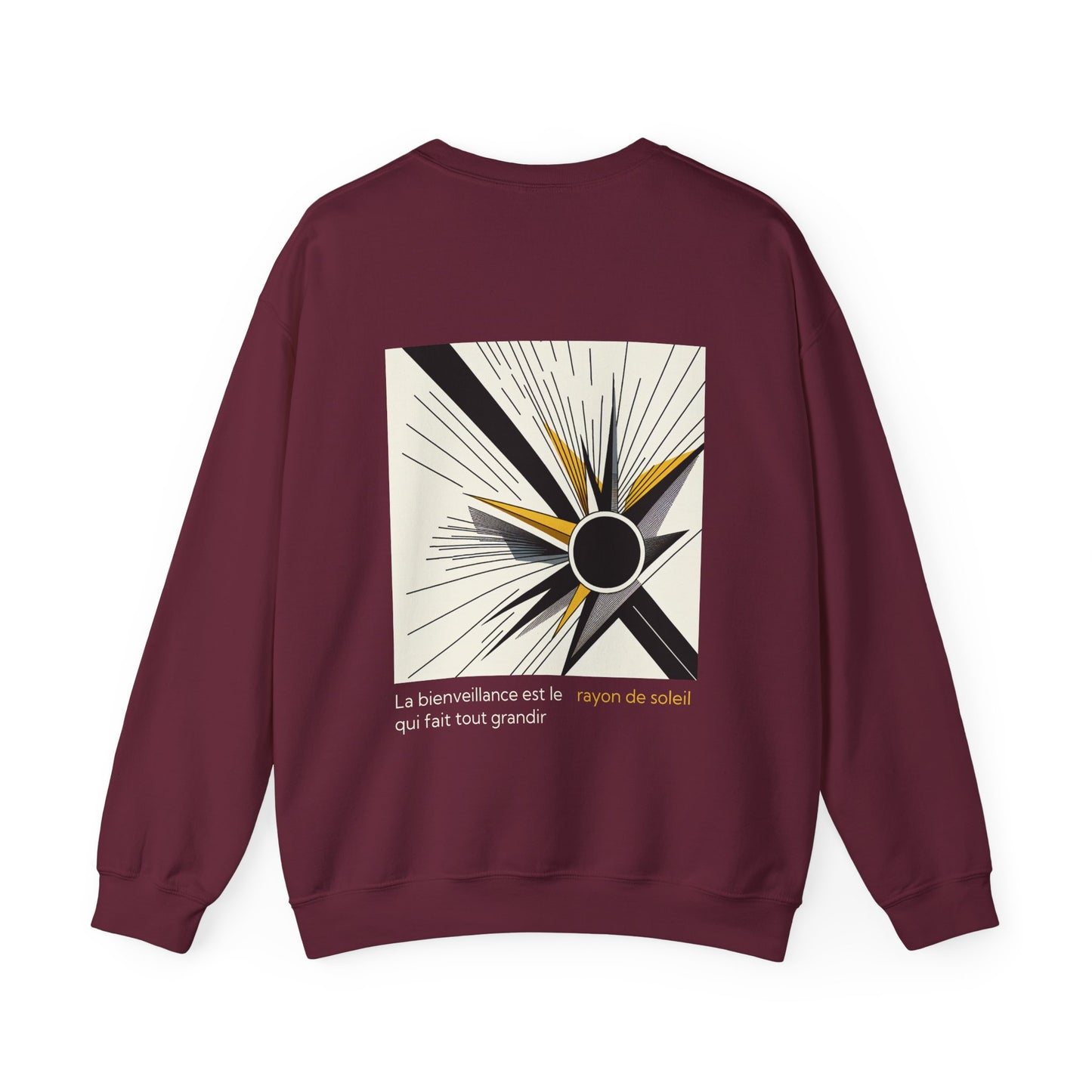 La bienveillance est le rayon de soleil qui fait tout grandir Crewneck