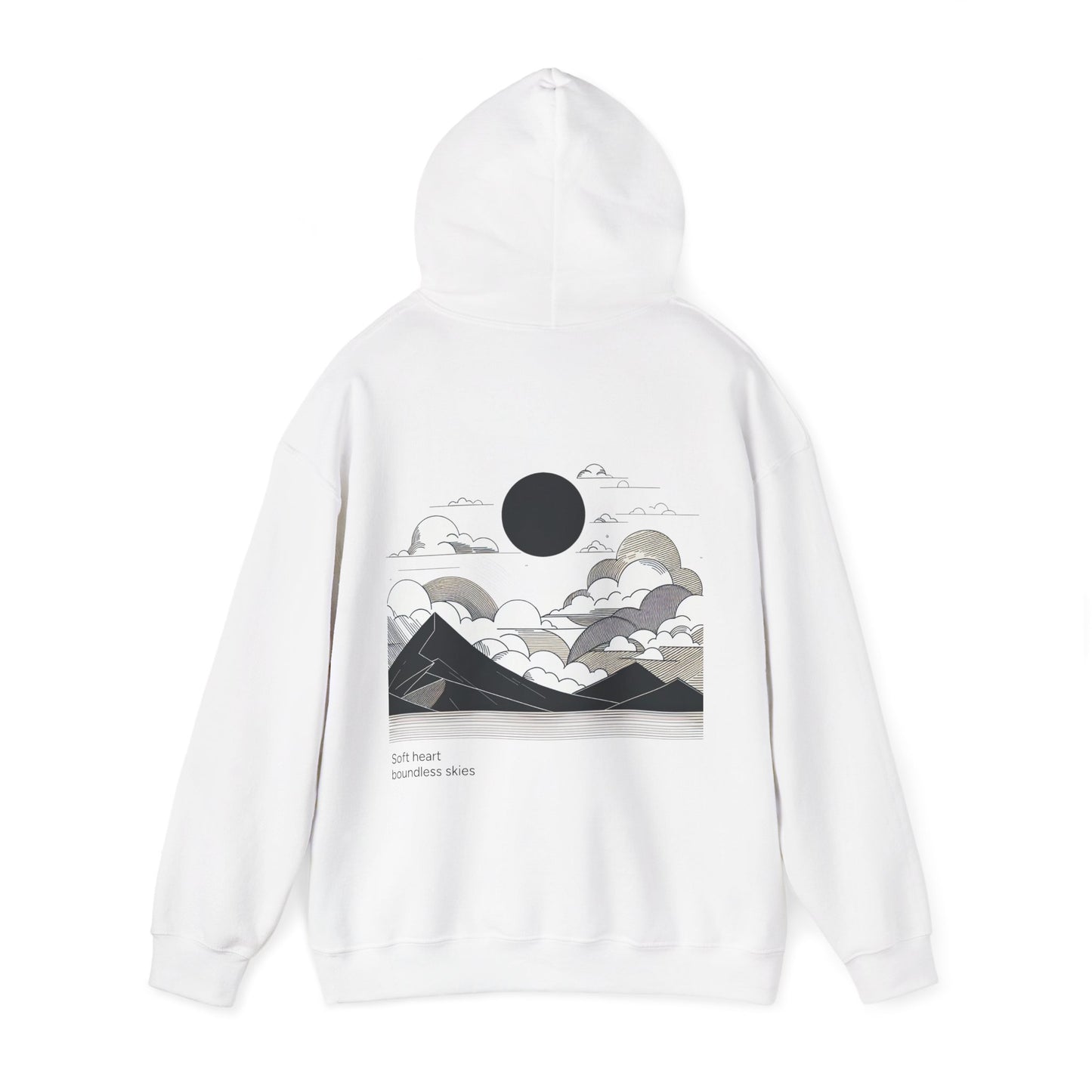 Soft heart, boundless skies Hoodie