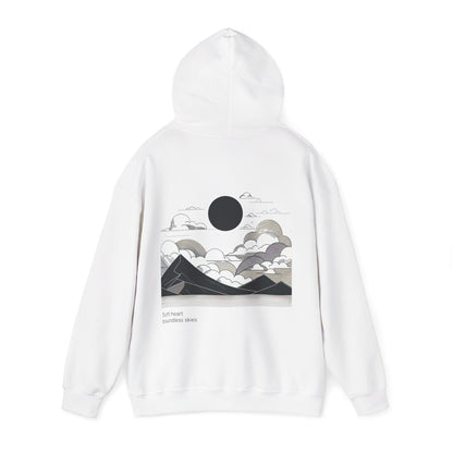 Soft heart, boundless skies Hoodie