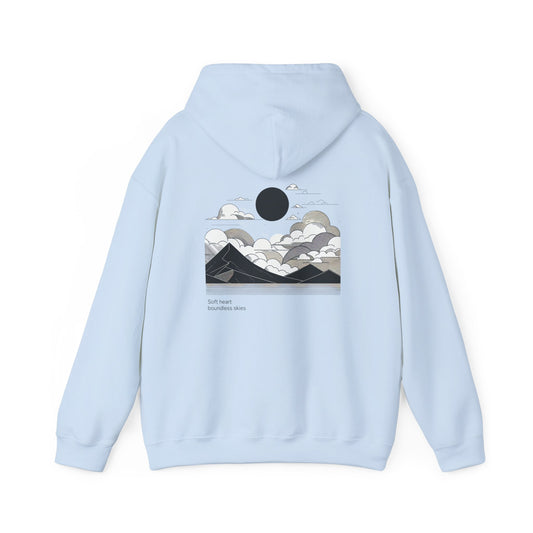 Soft heart, boundless skies Hoodie