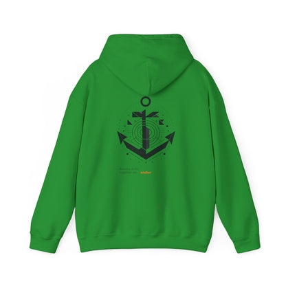 Anxiety drifts, together we anchor Hoodie