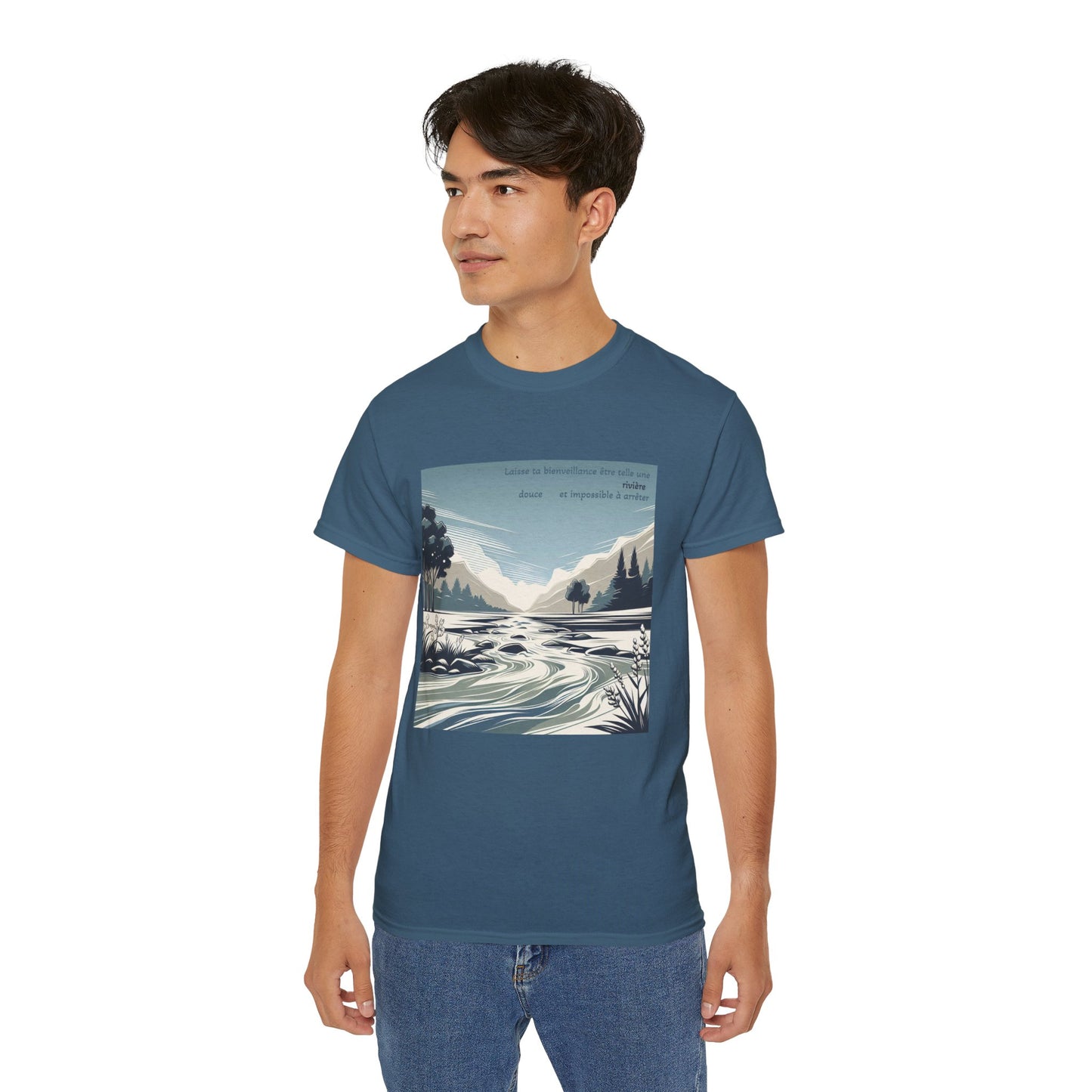 Laisse ta bienveillance être telle une rivière, douce et impossible à arrêter T-Shirt