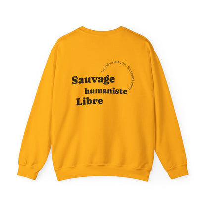 Sauvage, Humaniste, Libre Crewneck