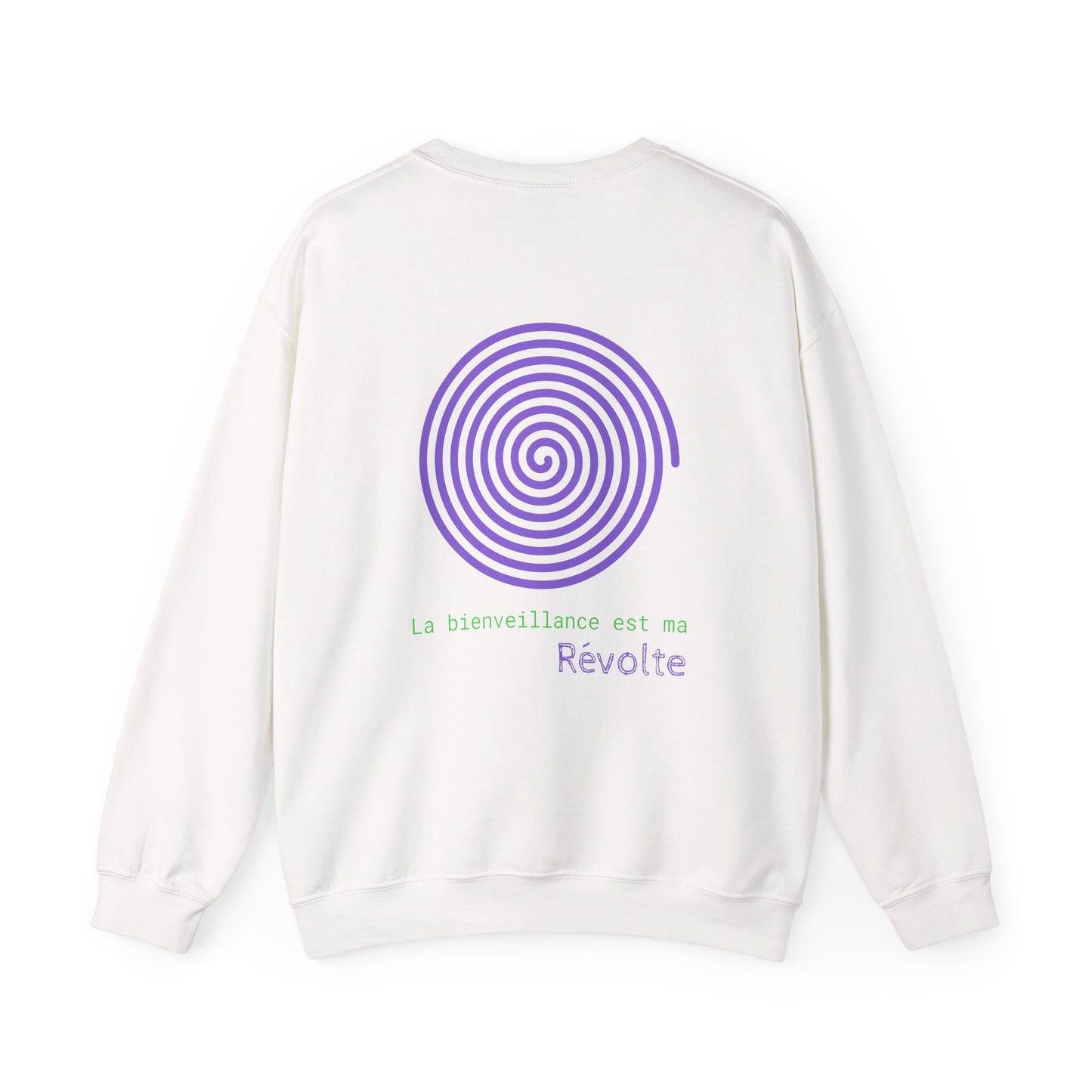 La bienveillance est ma révolte Crewneck