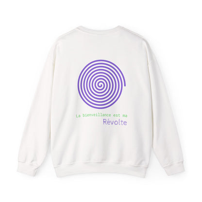 La bienveillance est ma révolte Crewneck
