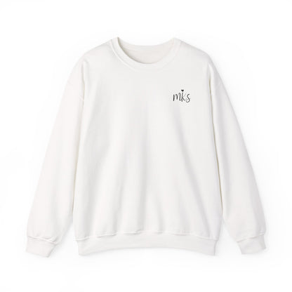 Even in Silence, you are seen Crewneck. Illustration by Moby Obscura