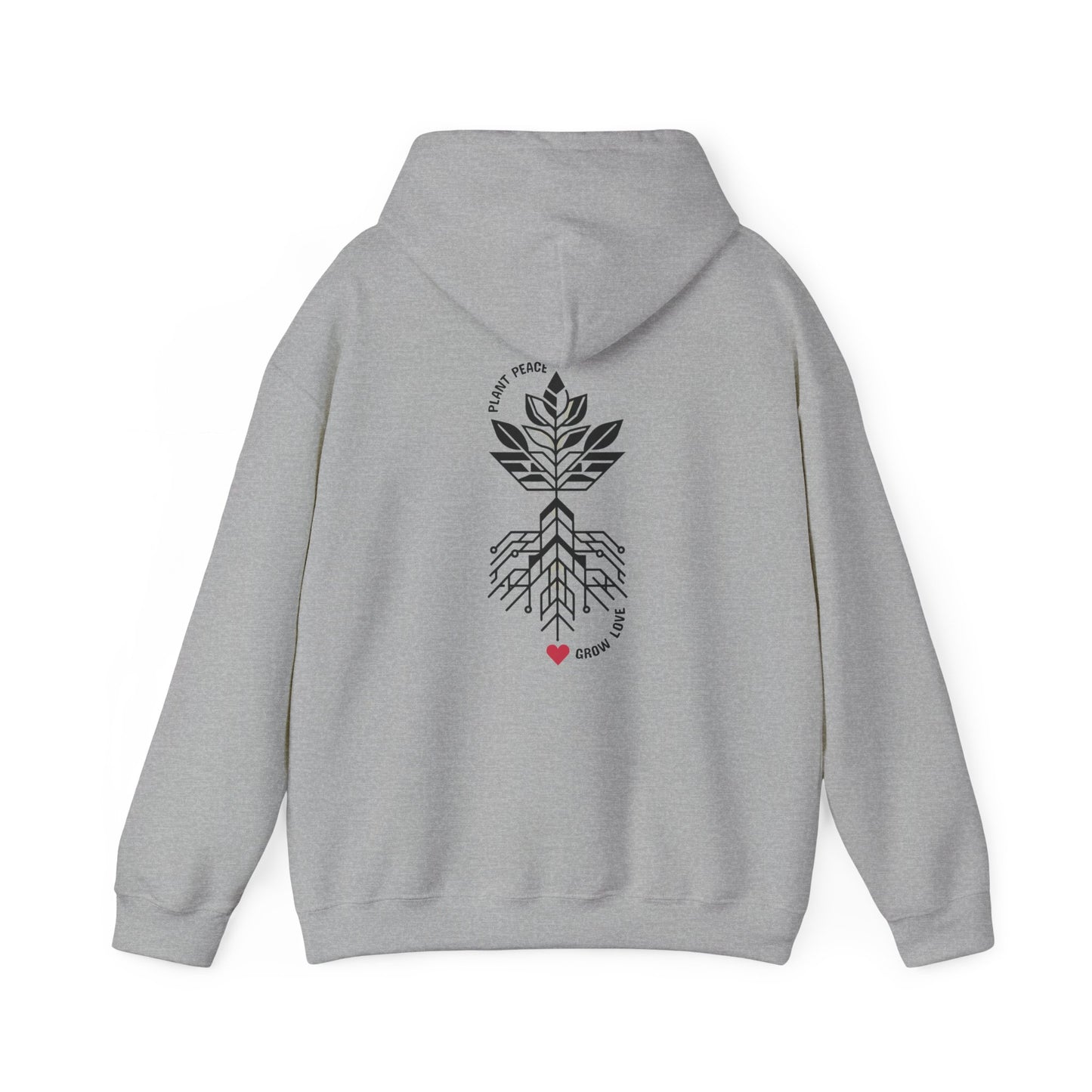 Plant peace, Grow love Hoodie