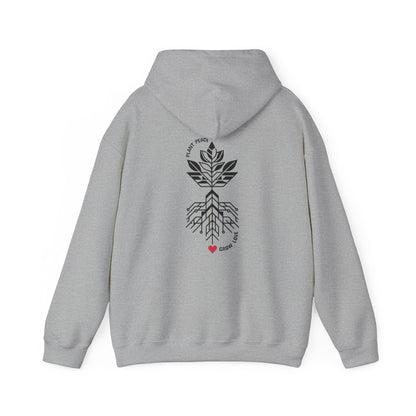 Plant peace, Grow love Hoodie