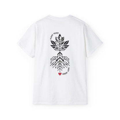 Plant peace, grow love T-shirt