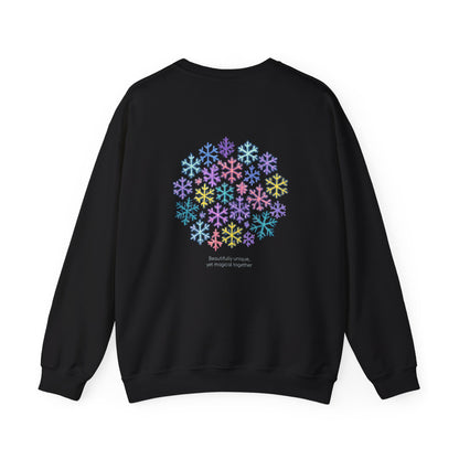 Beautifully unique, yet magical together Crewneck, Sweat à col rond