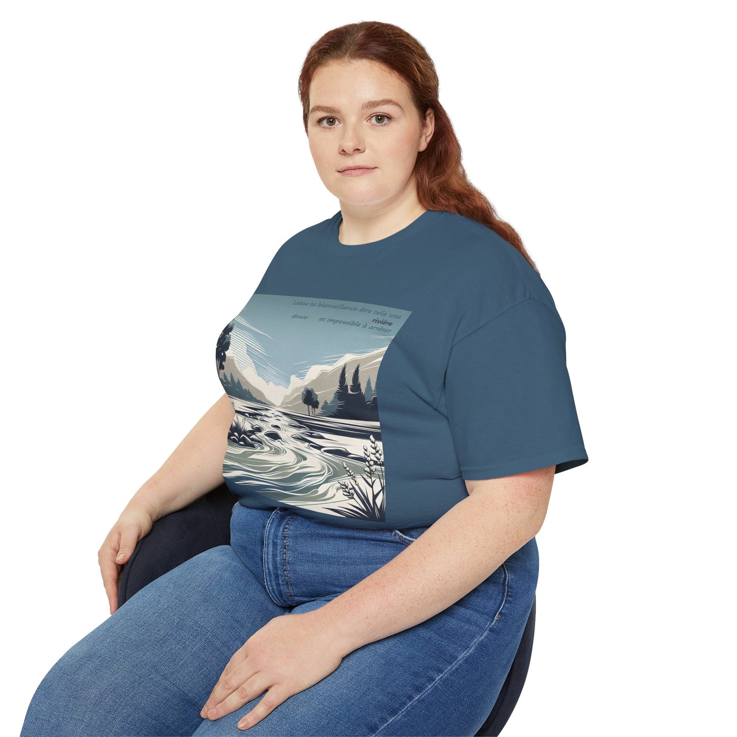 Laisse ta bienveillance être telle une rivière, douce et impossible à arrêter T-Shirt