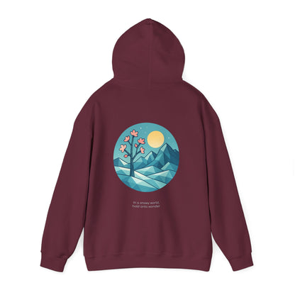 In a snowy world, hold onto wonder Hoodie