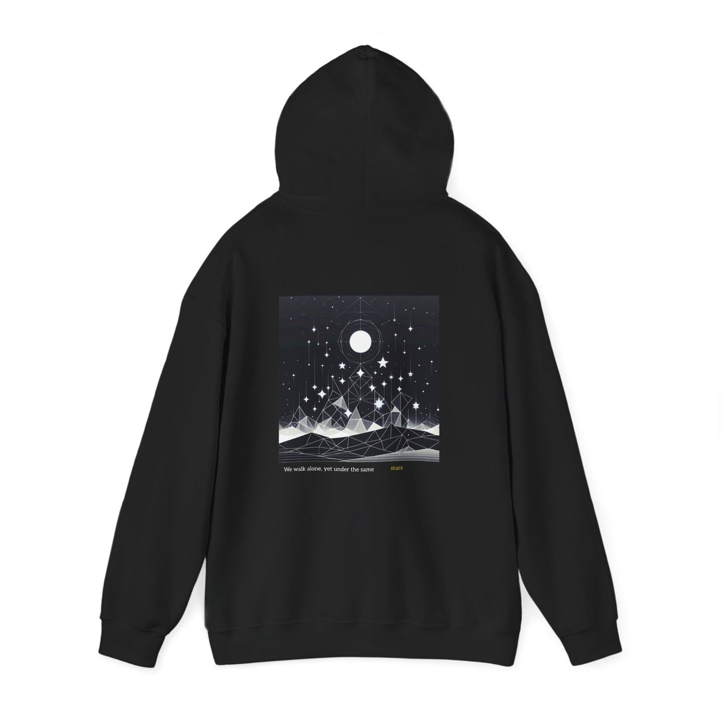 We walk alone, yet under the same stars Hoodie
