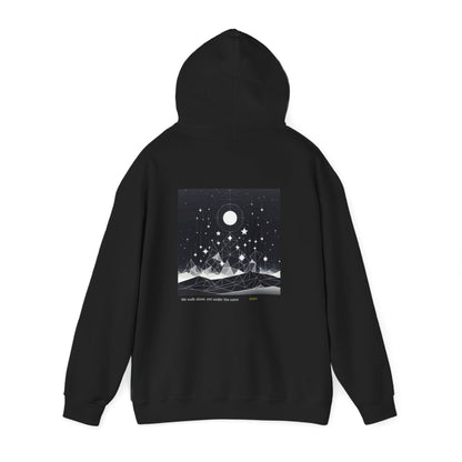 We walk alone, yet under the same stars Hoodie