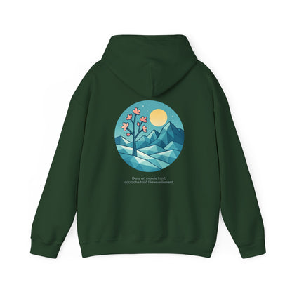 Dans un monde froid, accroche-toi à l'émerveillement Hoodie