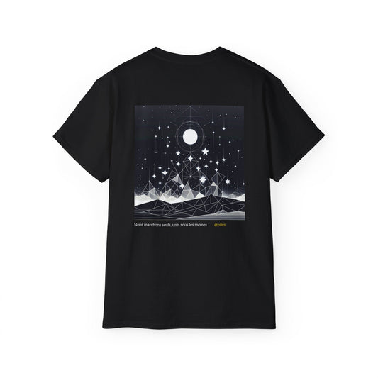 Nous marchons seuls, unis sous les mêmes étoiles T-shirt